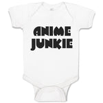 Baby Clothes Monogram Silhouette Anime Junkie Letters Baby Bodysuits Cotton