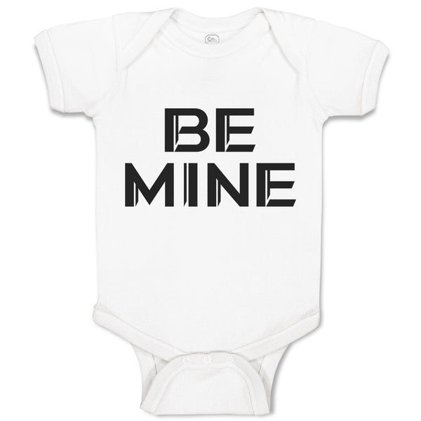 Baby Clothes Be Mine Unique Letters for Valentine's Baby Bodysuits Cotton
