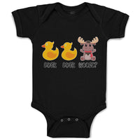 Baby Clothes Duck Duck Moose Bird and Animal Baby Bodysuits Boy & Girl Cotton