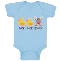 Baby Clothes Duck Duck Moose Bird and Animal Baby Bodysuits Boy & Girl Cotton