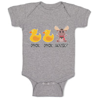 Baby Clothes Duck Duck Moose Bird and Animal Baby Bodysuits Boy & Girl Cotton