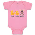 Baby Clothes Duck Duck Moose Bird and Animal Baby Bodysuits Boy & Girl Cotton