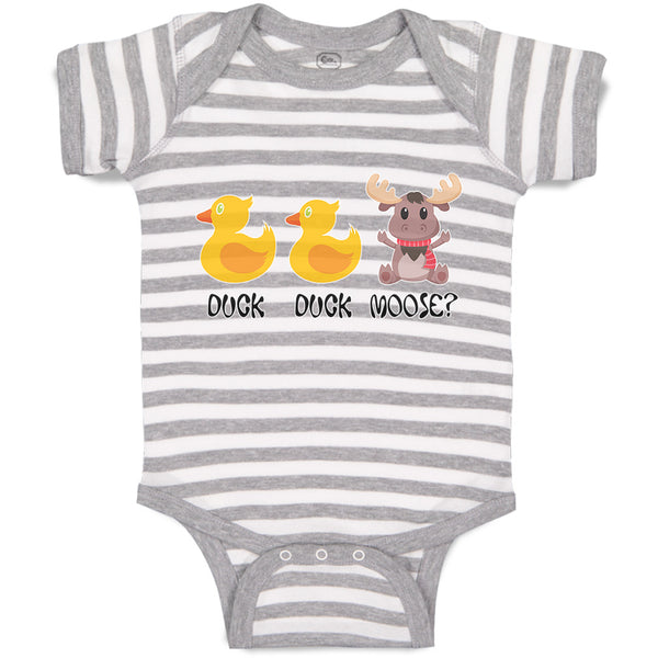 Baby Clothes Duck Duck Moose Bird and Animal Baby Bodysuits Boy & Girl Cotton