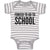 Baby Clothes Kids Forced to Go to School Baby Bodysuits Boy & Girl Cotton