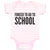 Baby Clothes Kids Forced to Go to School Baby Bodysuits Boy & Girl Cotton