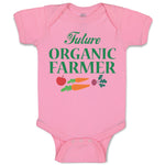 Baby Clothes Future Organic Farmer Harvests and Sell Vegetables Baby Bodysuits