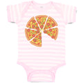 Baby Clothes Pizza Slice with Mozzarella Cheese Baby Bodysuits Boy & Girl Cotton