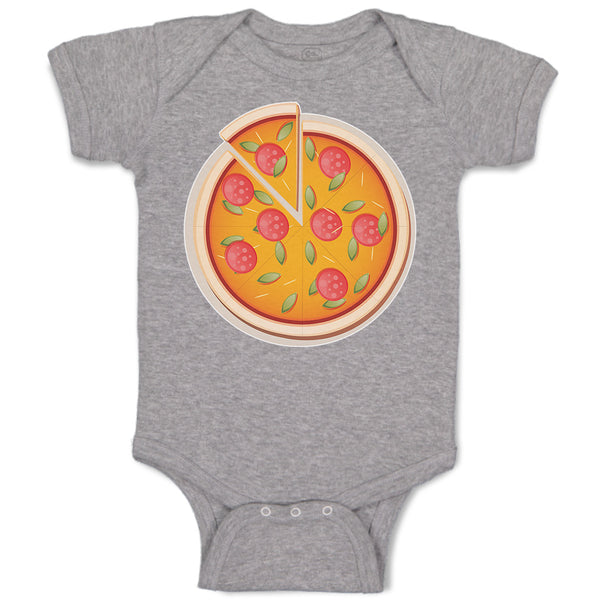 Baby Clothes Restaurants Pizza with Delicious Taste Pepperoni Pizza Cotton