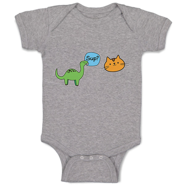 Baby Clothes Sup Toy Dinosaur and Cat Face Baby Bodysuits Boy & Girl Cotton