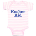 Baby Clothes Kosher Kid Jewish Tradition Heritage Shows Obedient God Cotton