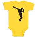 Baby Clothes Silhouette Floss Dance Style Position Baby Bodysuits Cotton