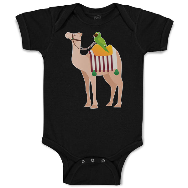 Baby Clothes Parrot Riding on Camel Baby Bodysuits Boy & Girl Cotton
