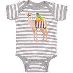 Baby Clothes Parrot Riding on Camel Baby Bodysuits Boy & Girl Cotton