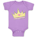 Baby Clothes The King of Ruler Prince Crown Baby Bodysuits Boy & Girl Cotton