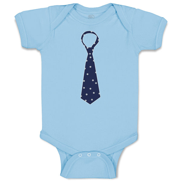 Baby Clothes Polkat Dots Neck Tie Style 3 Baby Bodysuits Boy & Girl Cotton