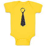 Baby Clothes Polkat Dots Neck Tie Style 3 Baby Bodysuits Boy & Girl Cotton