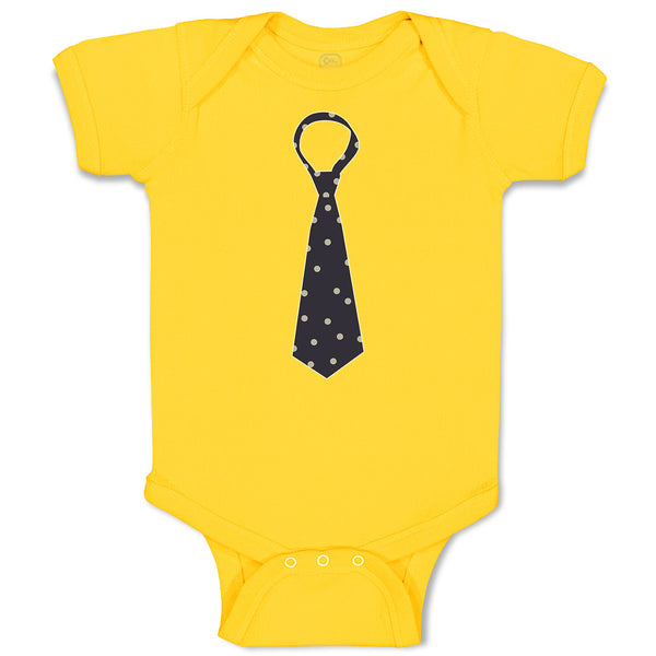 Baby Clothes Polkat Dots Neck Tie Style 3 Baby Bodysuits Boy & Girl Cotton