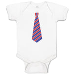 Baby Clothes Striped Neck Tie Style 5 Baby Bodysuits Boy & Girl Cotton