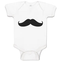 Baby Clothes Italy Man's Facial Hair Mustache Style 3 Baby Bodysuits Cotton