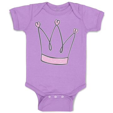 Baby Clothes Princess Crown Baby Bodysuits Boy & Girl Newborn Clothes Cotton