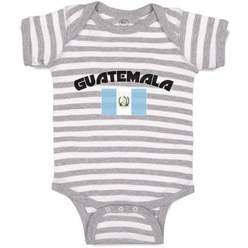 Baby Clothes Flag of Guatemala Baby Bodysuits Boy & Girl Newborn Clothes Cotton