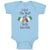 Baby Clothes I Got The Best of Both Worlds! Countries National Flags Cotton