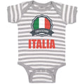 Baby Clothes Forza Azzurri Italian National Flag Baby Bodysuits Cotton