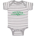 Baby Clothes Flag of Nigeria Baby Bodysuits Boy & Girl Newborn Clothes Cotton