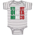 Baby Clothes Flag of Mexico Baby Bodysuits Boy & Girl Newborn Clothes Cotton