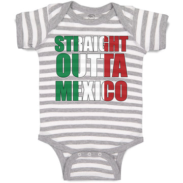 Baby Clothes Flag of Mexico Baby Bodysuits Boy & Girl Newborn Clothes Cotton