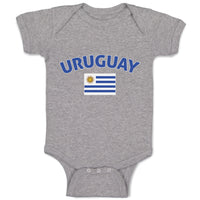 Baby Clothes Flag of Uruguay Usa Baby Bodysuits Boy & Girl Cotton