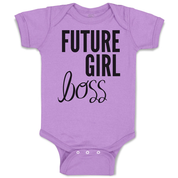 Baby Clothes Future Girl Boss Baby Bodysuits Boy & Girl Newborn Clothes Cotton