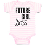 Baby Clothes Future Girl Boss Baby Bodysuits Boy & Girl Newborn Clothes Cotton