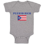 Baby Clothes American National Flag of Puerto Rico Usa Baby Bodysuits Cotton