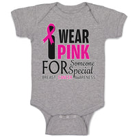 Baby Clothes Wear Pink for Someone Special Breast Cancer Awareness Cotton