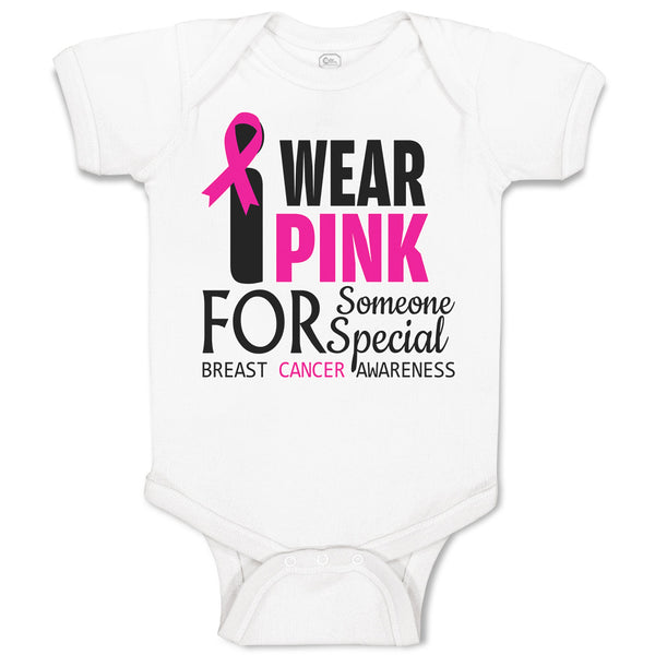 Baby Clothes Wear Pink for Someone Special Breast Cancer Awareness Cotton