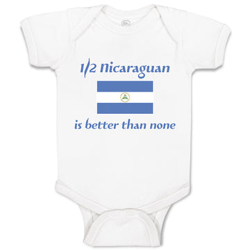 Baby Clothes Nicaraguan Is Better than None National Flag Usa Baby Bodysuits