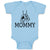 Baby Clothes I Love My Mommy with Dollar Chain Baby Bodysuits Boy & Girl Cotton