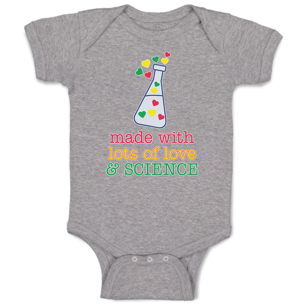 Baby Clothes Lots Love Science Laboratory Test Colourful Little Hearts Cotton