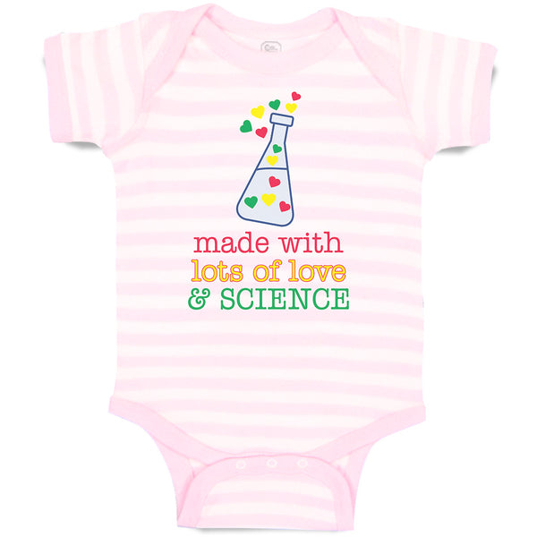 Baby Clothes Lots Love Science Laboratory Test Colourful Little Hearts Cotton