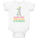 Baby Clothes Lots Love Science Laboratory Test Colourful Little Hearts Cotton