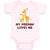 Baby Clothes My Peepaw Loves Me An Giraffe Loves Baby Bodysuits Cotton