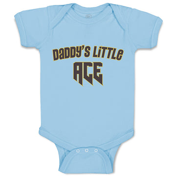 Baby Clothes Daddy's Dad Father Little Ace Disc Golf Dad Father's Day Cotton