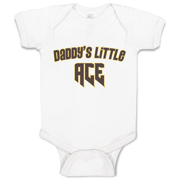 Baby Clothes Daddy's Dad Father Little Ace Disc Golf Dad Father's Day Cotton