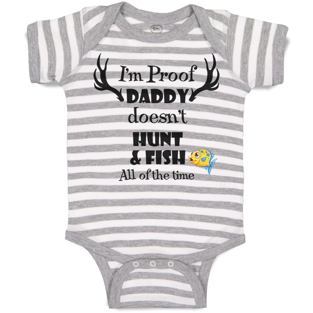 I'd Rather Be Fishing with My Dad Baby Onesie (Long Sleeves) 12 Months / White