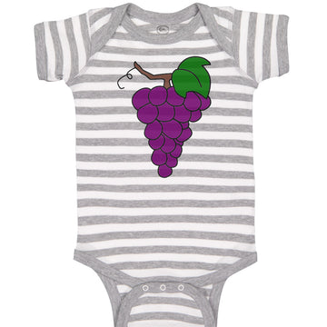 Baby Clothes Purple Grapes Baby Bodysuits Boy & Girl Newborn Clothes Cotton