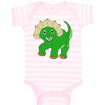 Baby Clothes Smiling Red Dinosaur Baby Bodysuits Boy & Girl Cotton