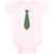 Baby Clothes Tie with 4 Green Shamrocks St Patrick's Baby Bodysuits Cotton