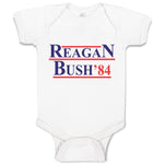 Baby Clothes Reagan Bush' 84 President Political Leaders Committee Cotton