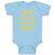 Baby Clothes Sassy like My Aunt with Golden Heart and Arrow Pattern Cotton